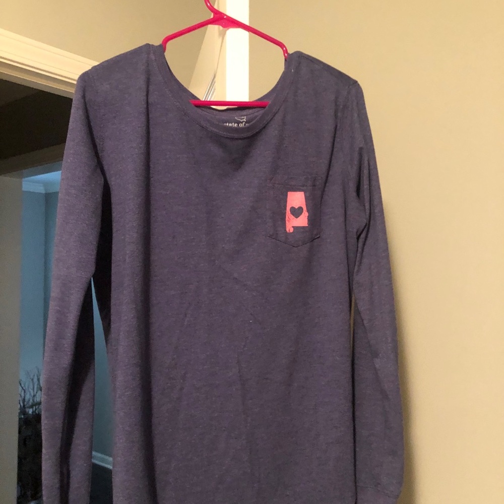 State of mine Alabama navy shirt